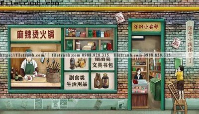 File in trần buc tranh dan tuong cang tin hoai co 108 (bản gốc) mây trời