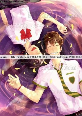 File gốc buc tranh doc anime nu hai chieu Nhat Ban 154 (trang trí) phòng làm việc