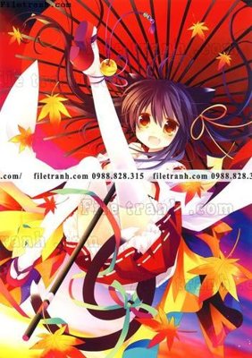 File gốc buc tranh doc anime nu hai chieu Nhat Ban 222 (in ấn) màu sắc trung thực