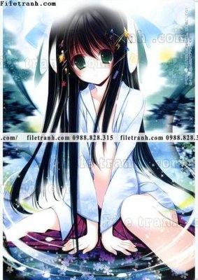 File tranh buc tranh doc anime nu hai chieu Nhat Ban 232 (gốc) in trên kính