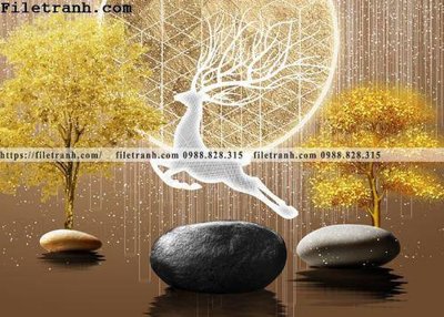 File gốc buc tranh hien dai nha hang 130 (AI/EPS) cho in ấn