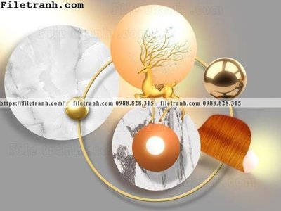 File in ấn buc tranh hien dai nha hang 132 (bản gốc) chất lượng cao