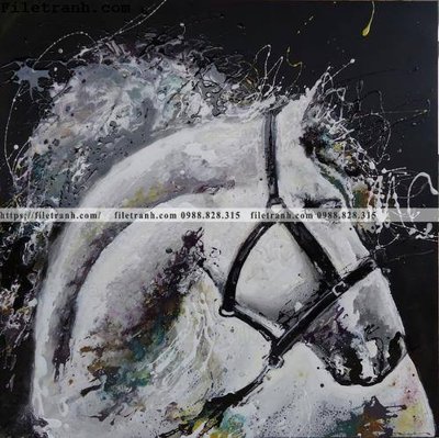 File gốc buc tranh ngua den trang 108 (cho in 3D) độc đáo