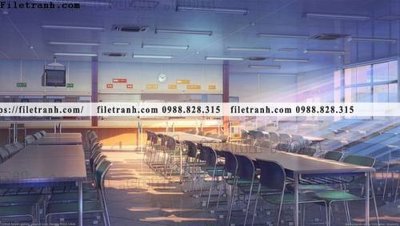 Tải file buc tranh phong canh hoat hinh gia khong gian 145 (PSD) cho in ấn quảng cáo