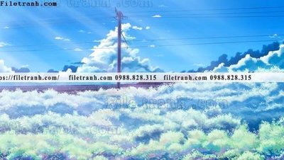 Ảnh gốc file in lụa buc tranh phong canh hoat hinh gia khong gian 152 chi tiết