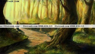 File gốc buc tranh phong canh hoat hinh gia khong gian 193 (phong cách) cổ điển