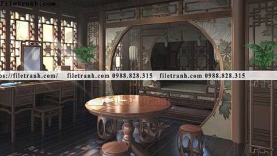 File in trần buc tranh phong canh hoat hinh gia khong gian 254 (bản gốc) hoa văn