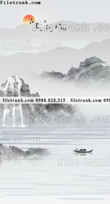 File gốc buc tranh phong canh loi vao phong cach Trung Quoc moi 114 (trang trí) phòng làm việc