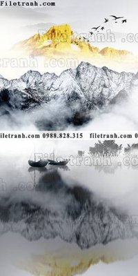 File in ấn buc tranh phong canh loi vao phong cach Trung Quoc moi 124 (bản gốc) từ file gốc