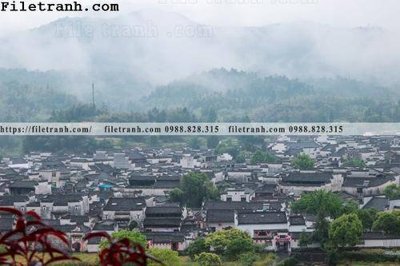 File in ấn chuyên nghiệp buc tranh phong canh nong thon 101 (file gốc)