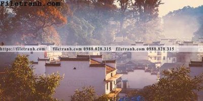 Download file gốc buc tranh phong canh nong thon 168 (độ nét cao)