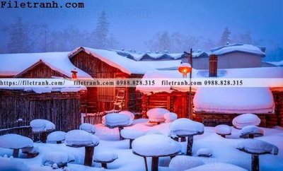 File tranh buc tranh phong canh nong thon 264 (gốc) chủ đề thành phố