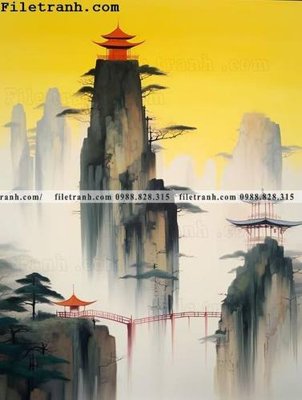 File PSD buc tranh phong canh tan co dien 152 (bản gốc) độ phân giải cao