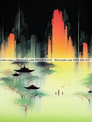 Tải file buc tranh phong canh tan co dien 187 (ảnh gốc) 300dpi buc tranh phong canh tan co dien 187