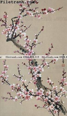 File gốc in ấn buc tranh phong canh ve hoa va chim 201 chất lượng vượt trội