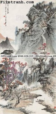 File in trần buc tranh phong canh ve hoa va chim 216 (bản gốc) trời sao