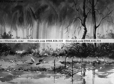 Tệp tin gốc buc tranh son dau phong canh vector 1521 (chất lượng cao) buc tranh son dau phong canh vector 1521