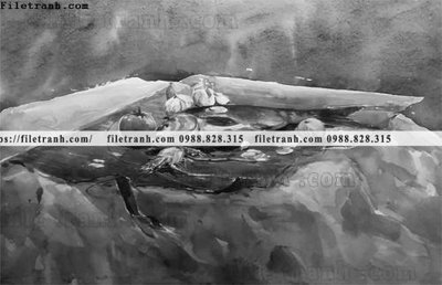 File in trần buc tranh son dau phong canh vector 1598 (bản gốc) đại dương