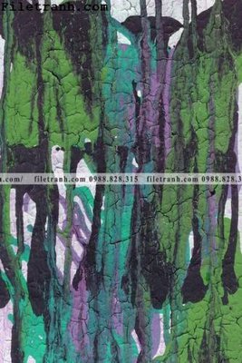 File in lụa buc tranh truu tuong chat long 141 (hoa văn) buc tranh truu tuong chat long 141