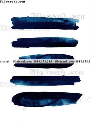 File tranh gốc buc tranh truu tuong don gian mau xanh lam va xanh luc 601 (bản quyền) file PSD