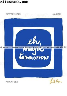 File tranh buc tranh truu tuong mau xanh va trang cua Phap 110 (gốc) phong cách tối giản