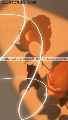 Download file tranh PSD buc tranh truu tuong ve hoa Morandi 107 để chỉnh sửa