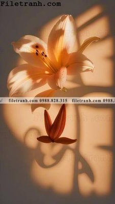 File gốc buc tranh truu tuong ve hoa Morandi 111 (in lụa) tranh thuận buồm