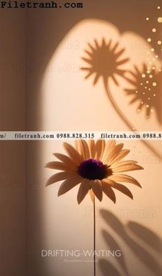 File ảnh buc tranh truu tuong ve hoa Morandi 145 (gốc) in poster