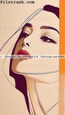 File gốc buc tranh truu tuong ve phu nu co gai hien dai 119 (phong cách) cổ điển