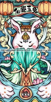 File gốc buc tranh van hoc nghe thuat giau co 102 (in tráng gương) nghệ thuật