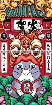 File gốc buc tranh van hoc nghe thuat giau co 131 cho in ấn và thiết kế