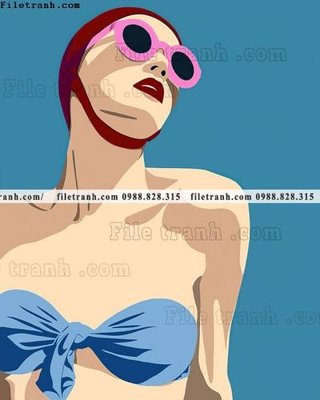 File tranh gốc buc tranh ve cac nhan vat noi tieng Bac Au 202 (bản quyền) file PSD