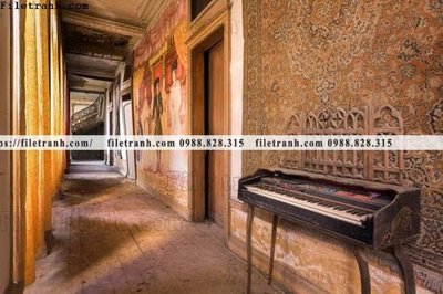 File tranh buc tranh ve nhung ngoi nha do nat o My 110 (gốc) in trên kính