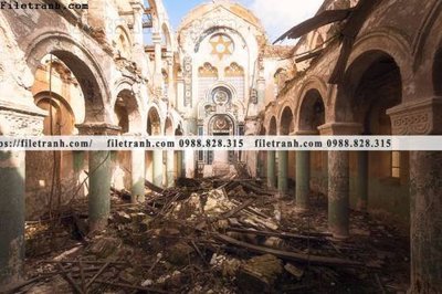 Tải file buc tranh ve nhung ngoi nha do nat o My 139 (gốc) in tranh tráng gương