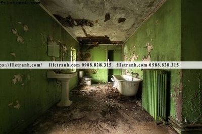 File in trần buc tranh ve nhung ngoi nha do nat o My 177 (bản gốc) đại dương