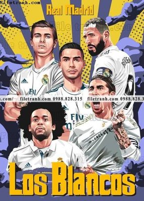 File tranh buc tranh ve tay cac ngoi sao bong da 603 (bản gốc) in lụa 5D