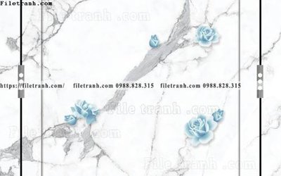 File gốc buc tuong nen hoa va chim phao chi 338 (in mica) làm quà tặng