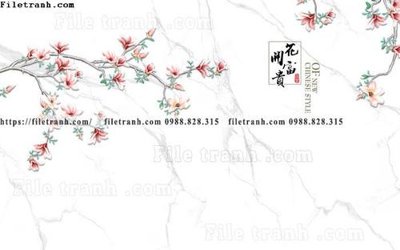 Download file buc tuong nen hoa va chim phao chi 345 (gốc) in mica đèn LED