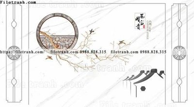 File tranh buc tuong nen hoa va chim phao chi 359 (gốc) chủ đề thành phố