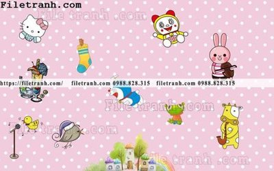 File PSD buc tuong nen hoat hinh tre em317 (bản gốc) cho nhà in