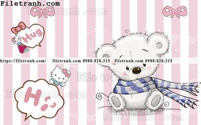 Chi tiết file gốc buc tuong nen hoat hinh tre em318 (cho in tráng gương)