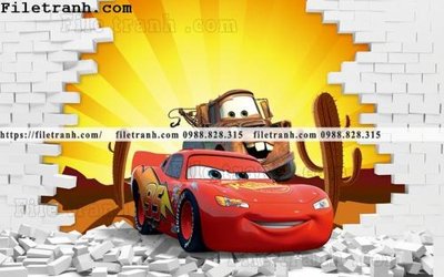 File gốc buc tuong nen hoat hinh tre em352 (in tráng gương) nghệ thuật