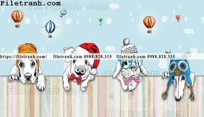 Tải file buc tuong nen hoat hinh tre em537 (gốc) chủ đề phong thủy