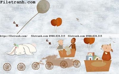 File gốc buc tuong nen hoat hinh tre em573 (thiết kế) cho in ấn