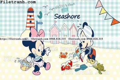 File in trần buc tuong nen hoat hinh tre em588 (bản gốc) đại dương