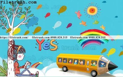 File PSD buc tuong nen hoat hinh tre em640 (bản gốc) dễ dàng edit