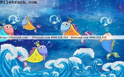 Tải xuống file tranh gốc buc tuong nen hoat hinh tre em657 (PSD/TIFF)