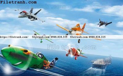 File gốc buc tuong nen hoat hinh tre em755 (cho in 3D) độc đáo