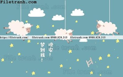 Tải file buc tuong nen hoat hinh tre em760 (gốc) làm file tranh quảng cáo