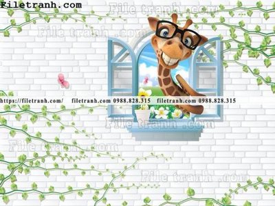 File gốc buc tuong nen hoat hinh tre em786 (cho in ấn) độc quyền